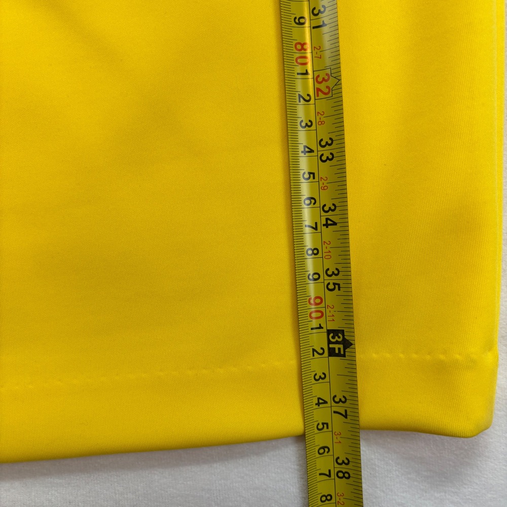 Calvin Klein Yellow Sleeveless Sheath Dress Size 4 Ruched New Casual Business - Picture 8 of 11